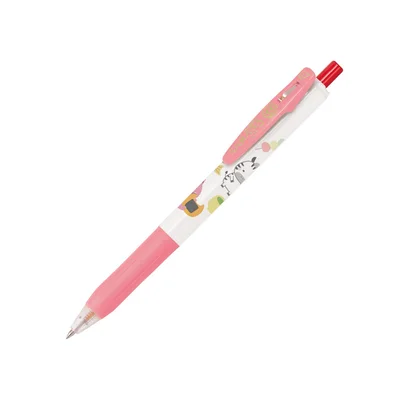 Zebra Гел ролер Sarasa Clip Kawaii, 0.7 mm, 5 броя, 4 цвята