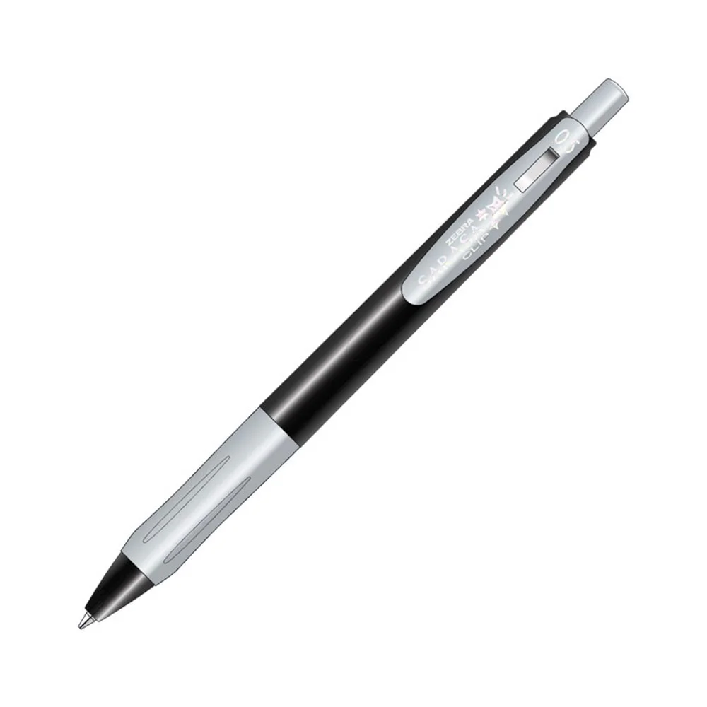 Zebra Гел ролер Sarasa Clip Decoshine, 0.5 mm, сребрист