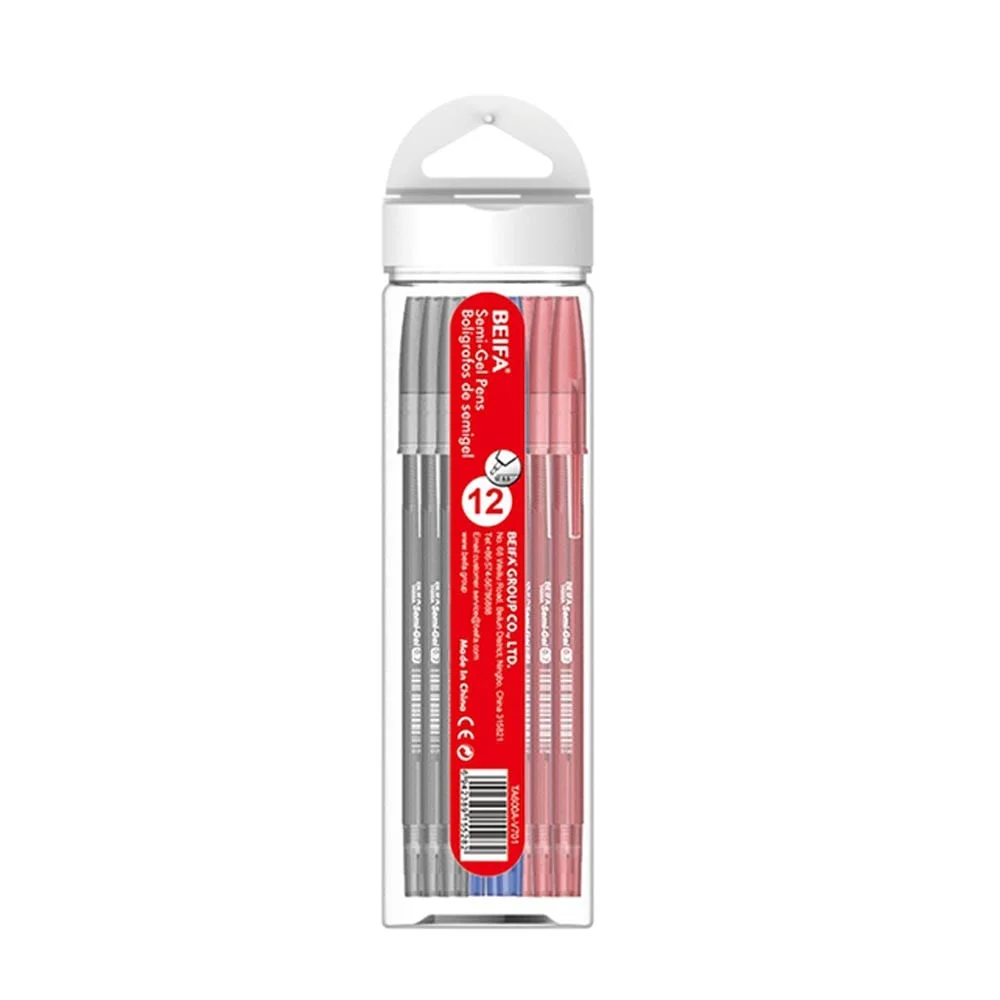 Beifa Гел ролер TA600A-V701, 0.7 mm, 3 цвята х 4 броя