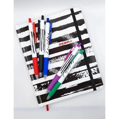 Zebra Гел ролер Sarasa Clip Stripes, 0.7 mm, син