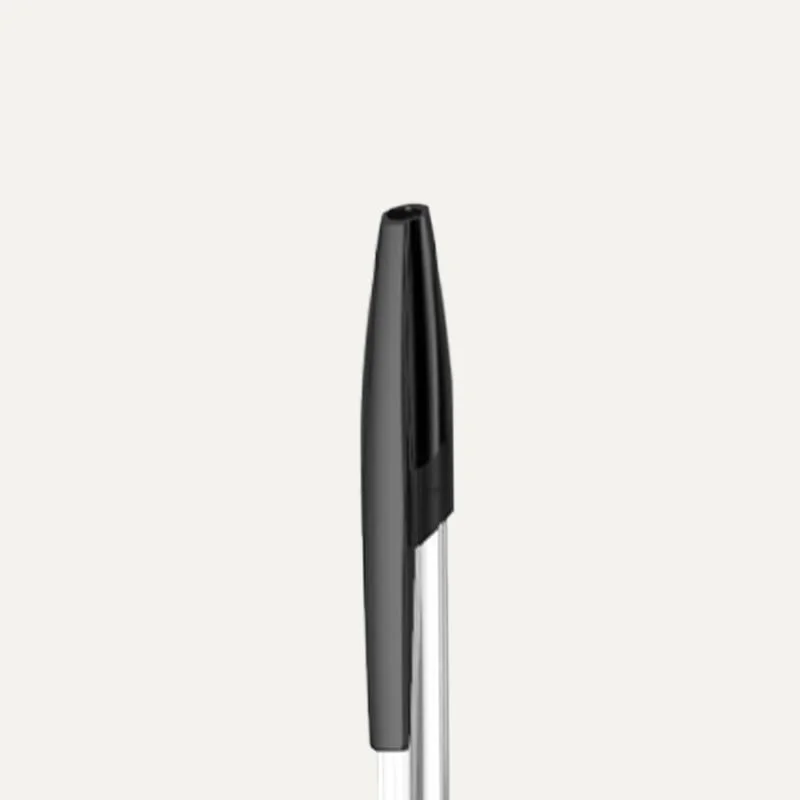 Beifa Гел ролер TA608-01B7, с капачка, 0.7 mm, прозрачен, черен