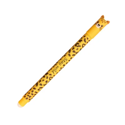 Eberhard Faber Гел ролер Leopard, изтриваем, 0.7 mm, синьо мастило