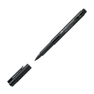Faber-Castell Маркер Pitt Artist Pen, 1.5 mm, черен