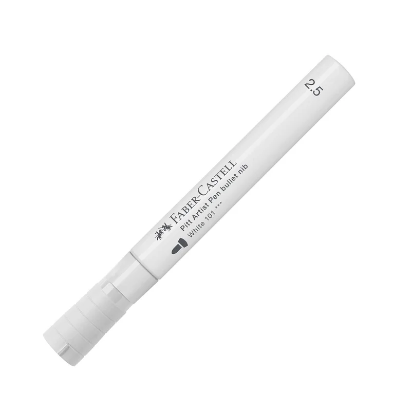 Faber-Castell Маркер Pitt Artist Pen, BB, № 101, бял