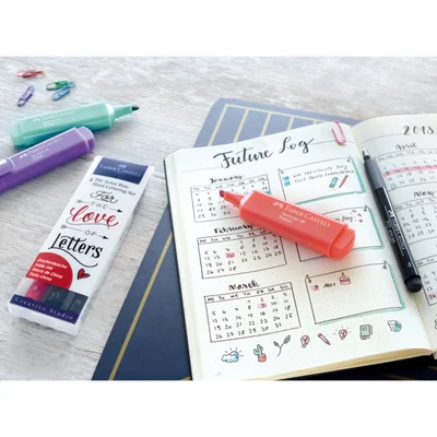 Faber-Castell Маркер Pitt Artist, Creative Studio, 4 броя