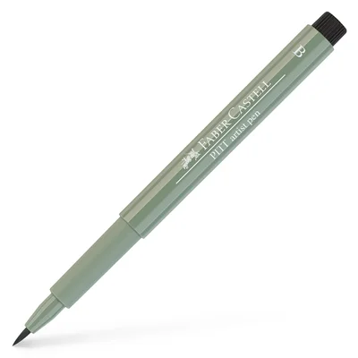 Faber-Castell Маркер-четка Pitt Artist Pen, B, № 172, земнозелен