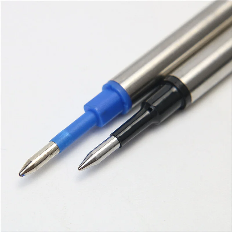 Office 1 Пълнител за ролер, тип Parker, метален, 0.5 mm, син