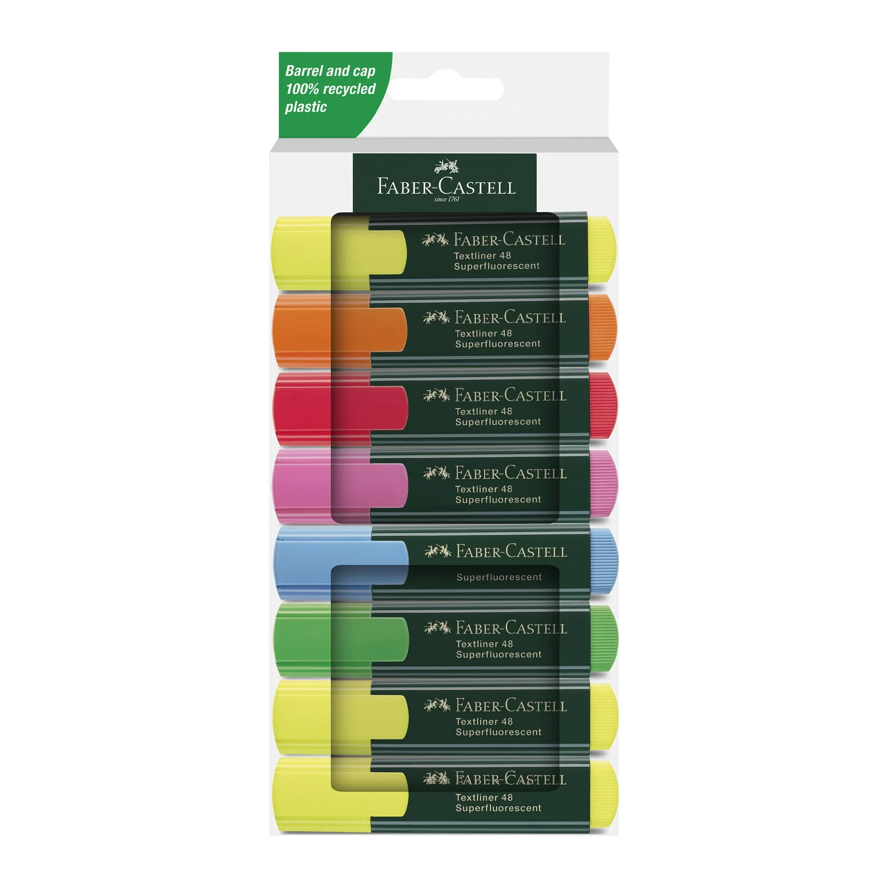Faber-Castell Текст маркер 1548, 8 броя, в картонена кутия