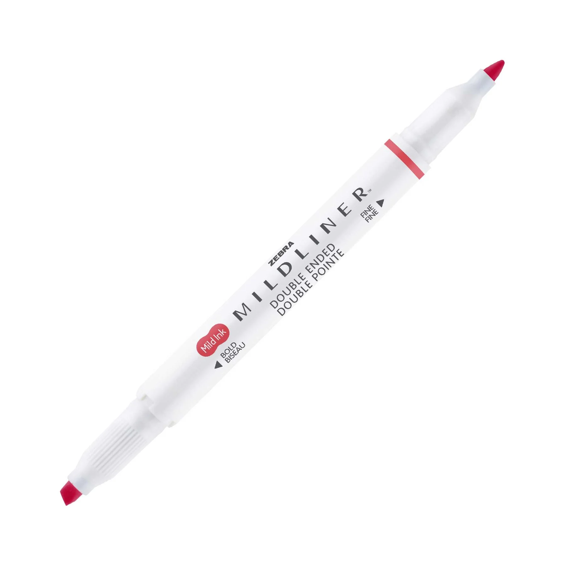 Zebra Текст маркер Mildliner Cool & Refined, двоен, червен