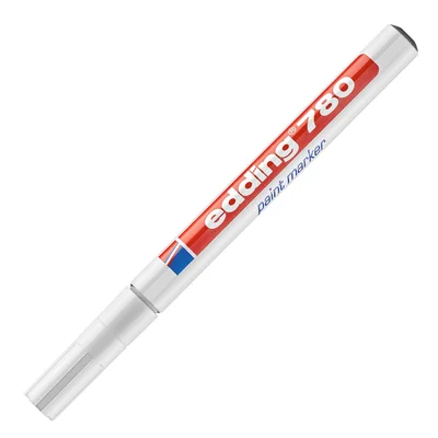 Edding Перманентен маркер 780, 0.8 mm, бял