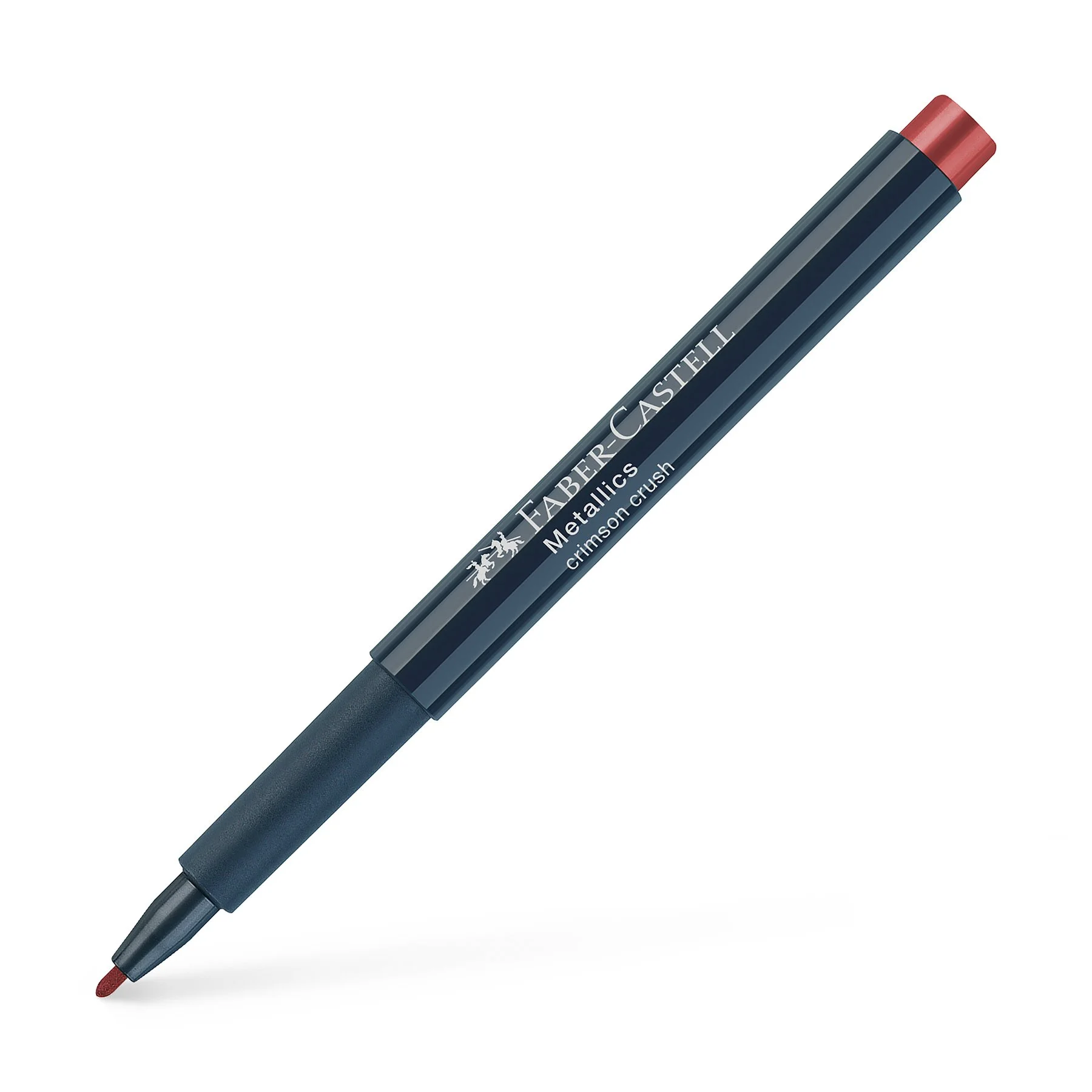 Faber-Castell Маркер, объл, 1.5 mm, металик, пурпурен