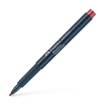 Faber-Castell Маркер, объл, 1.5 mm, металик, пурпурен