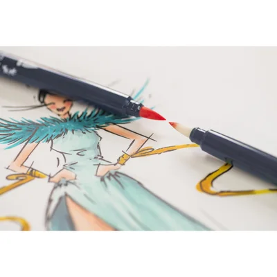 Faber-Castell Маркер Goldfaber Sketch, № 126, перманентен кармин
