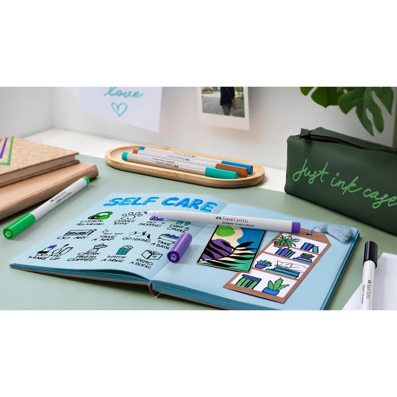 Faber-Castell Маркер Creative Haven, объл, 1.5 mm, 6 цвята
