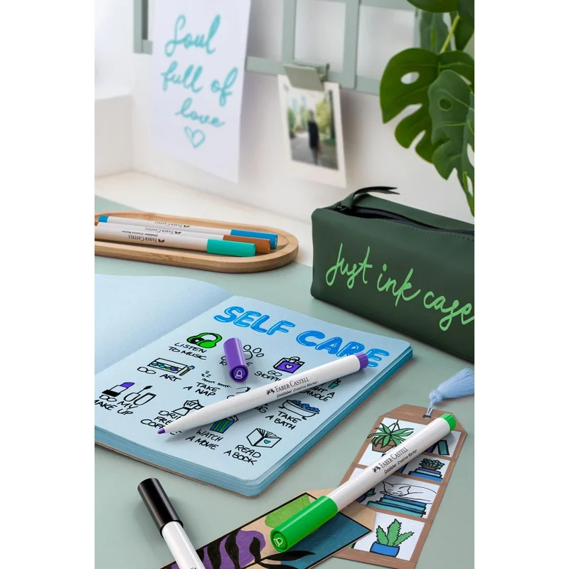 Faber-Castell Маркер Creative Haven, объл, 1.5 mm, 6 цвята