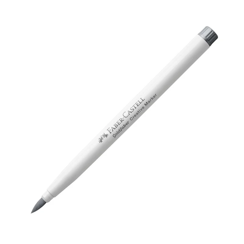 Faber-Castell Маркер-четка Creative, № 551, сребрист металик