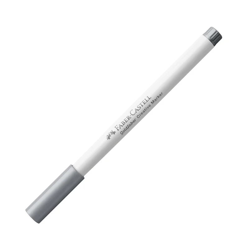 Faber-Castell Маркер-четка Creative, № 551, сребрист металик