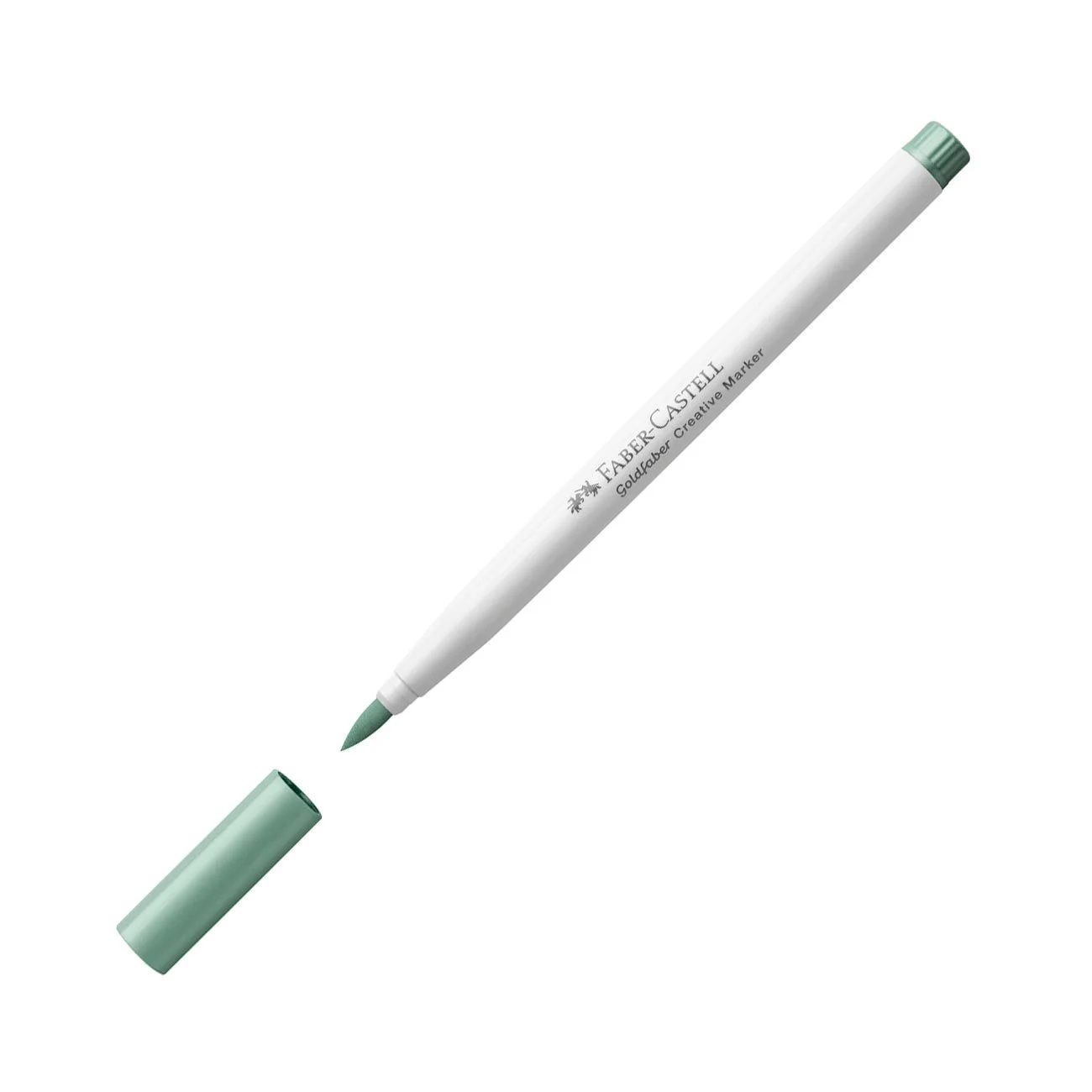 Faber-Castell Маркер-четка Creative, № 594, зелен металик