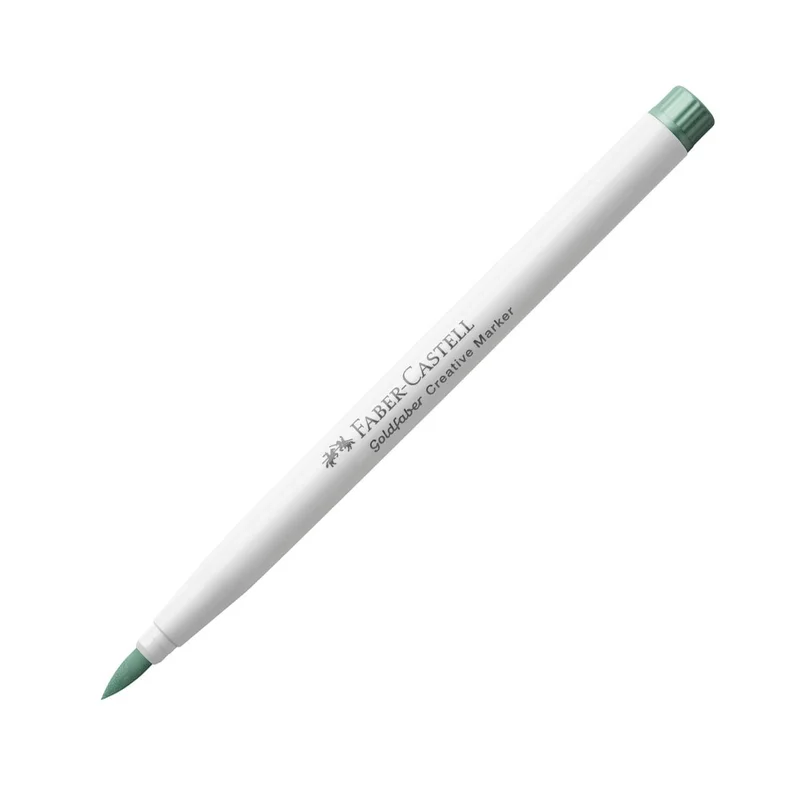 Faber-Castell Маркер-четка Creative, № 594, зелен металик