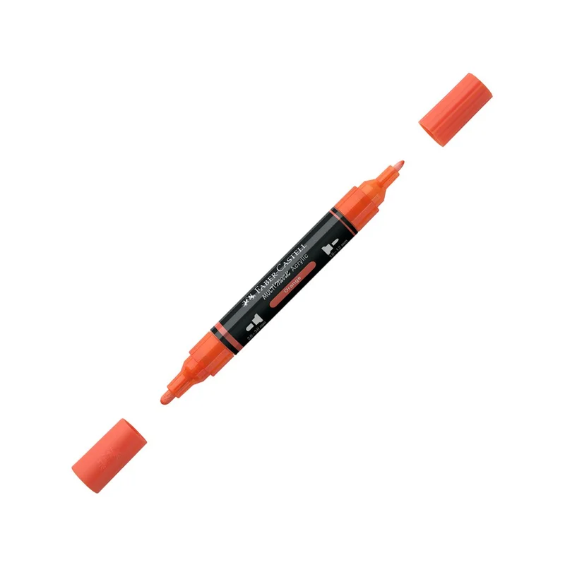 Faber-Castell Акрилен маркер Multimark, № 115, оранжев