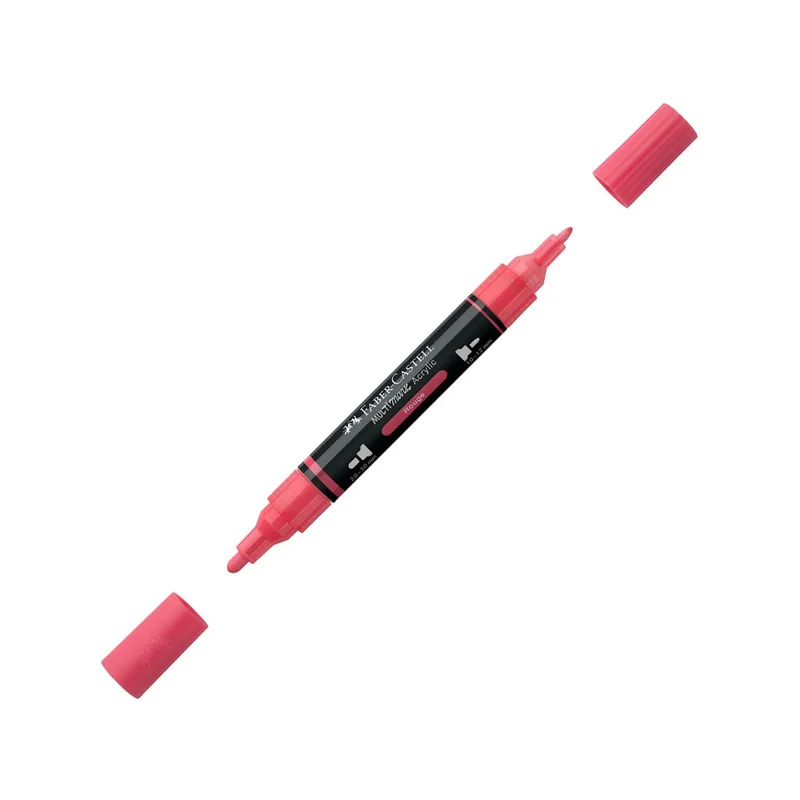 Faber-Castell Акрилен маркер Multimark, № 124, червен