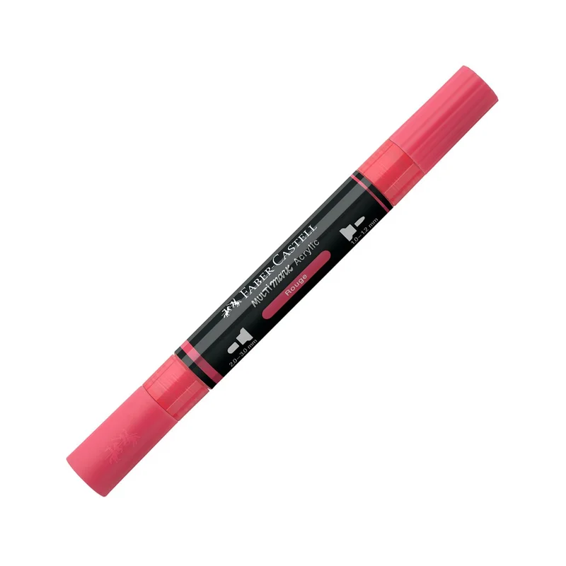 Faber-Castell Акрилен маркер Multimark, № 124, червен