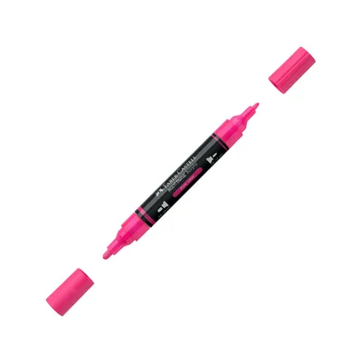 Faber-Castell Акрилен маркер Multimark, № 253, неоноворозов