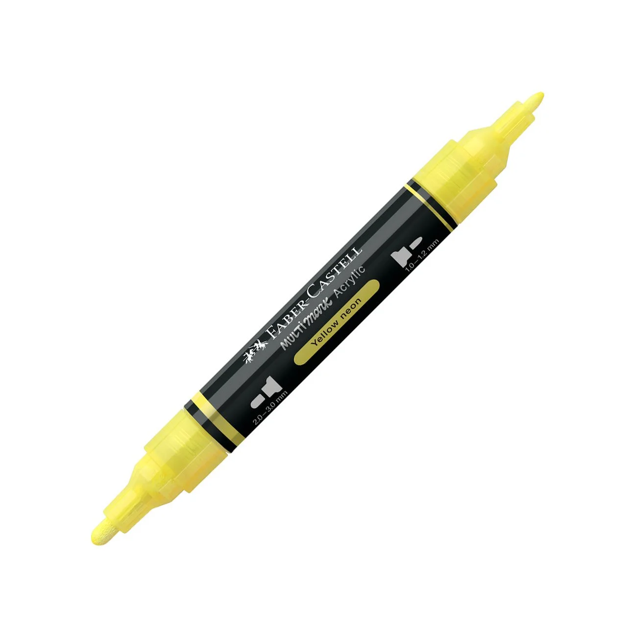 Faber-Castell Акрилен маркер Multimark, № 256, неоновожълт