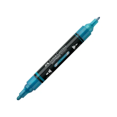 Faber-Castell Акрилен маркер Multimark, № 292, син металик