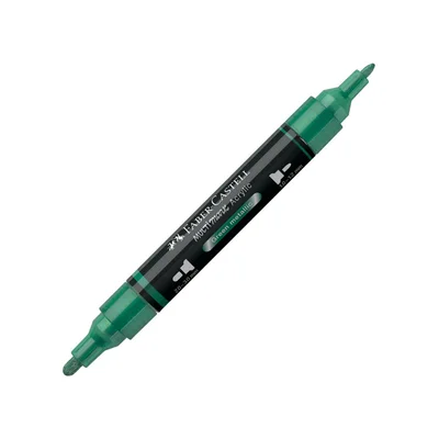 Faber-Castell Акрилен маркер Multimark, № 295, зелен металик