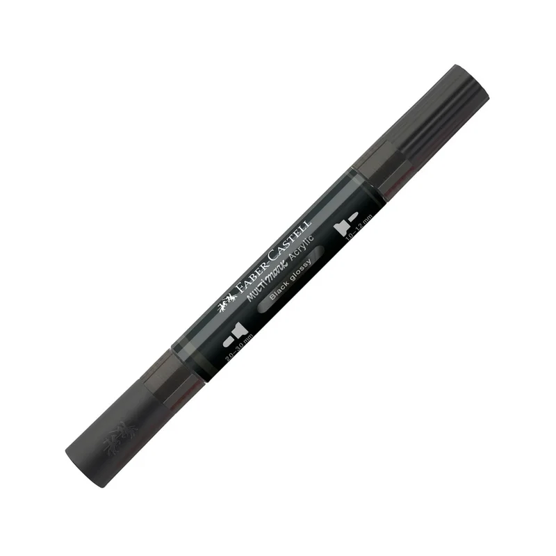 Faber-Castell Акрилен маркер Multimark, № 299, черен гланц