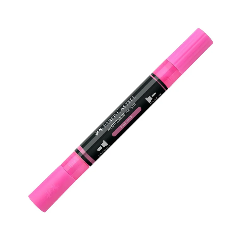 Faber-Castell Акрилен маркер Multimark, № 329, наситенорозов