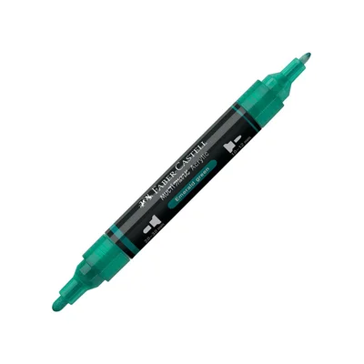 Faber-Castell Акрилен маркер Multimark, № 358, изумруденозелен