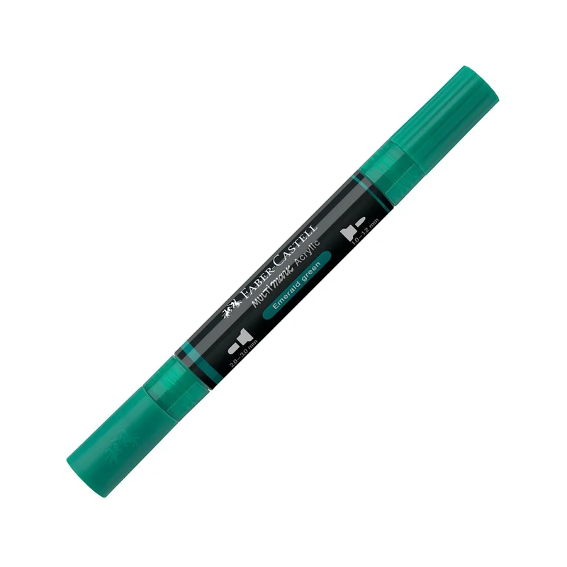 Faber-Castell Акрилен маркер Multimark, № 358, изумруденозелен