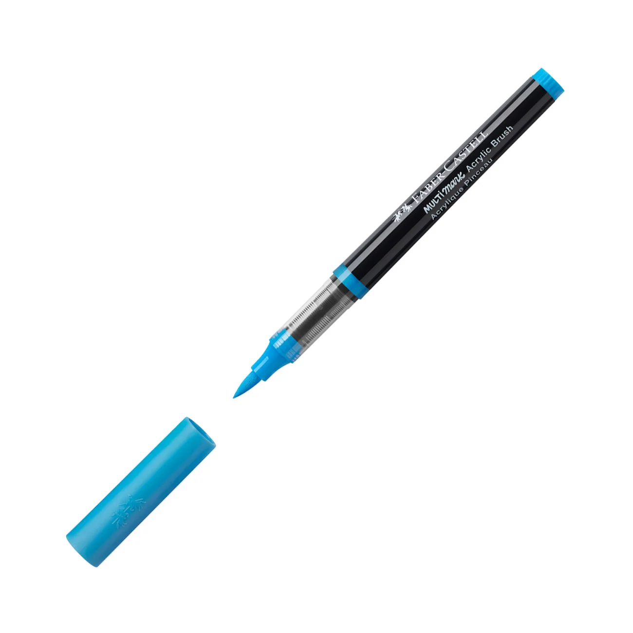 Faber-Castell Маркер-четка Multimark, акрилен, азурен