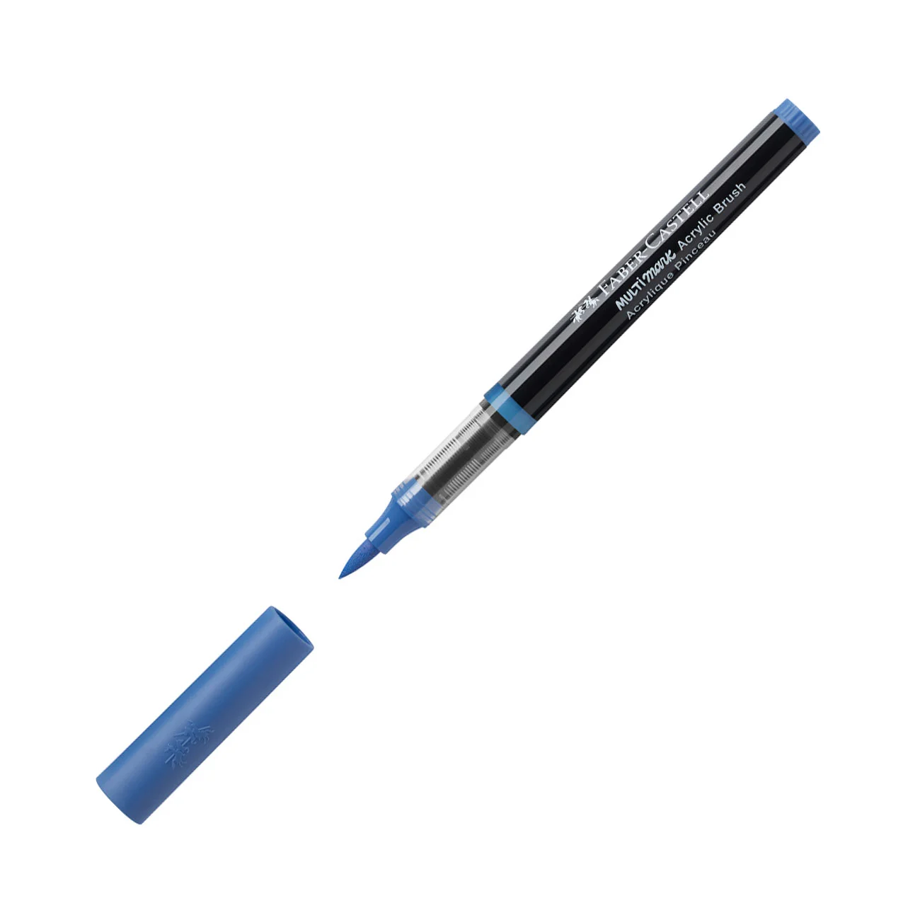Faber-Castell Маркер-четка Multimark, акрилен, светлосин