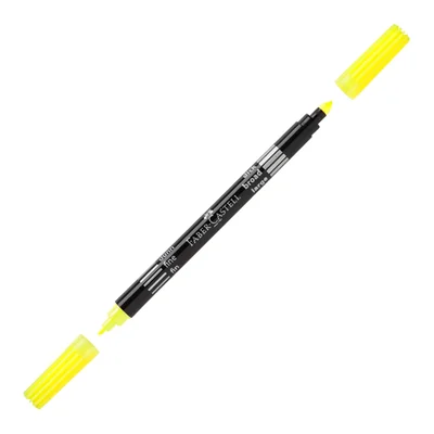 Faber-Castell Флумастери, двойни, 10 неонови цвята