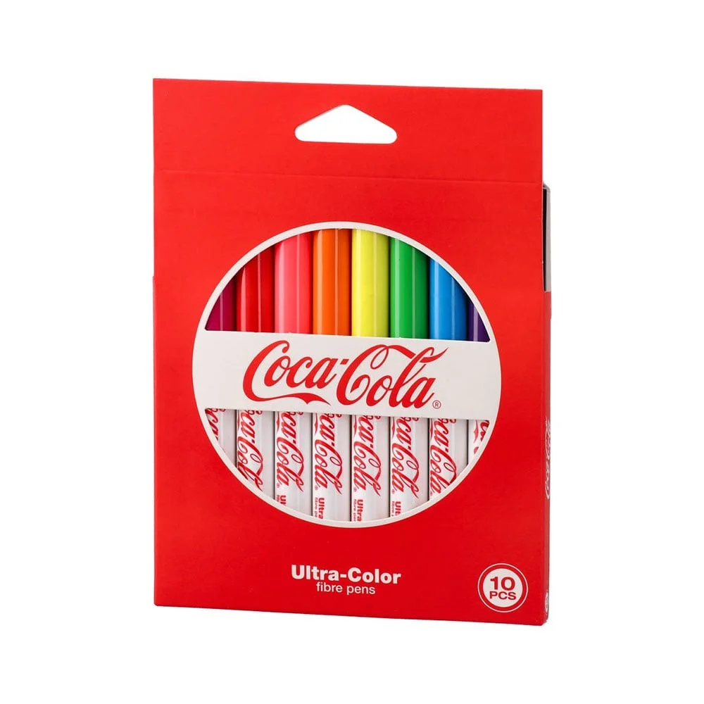 Флумастери Best Buy Ultra Perfume, Coca Cola, ароматни, 10 цвята
