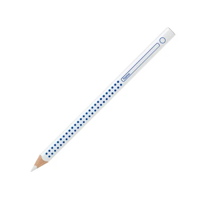 Faber-Castell Цветен молив Jumbo Grip, B, бял