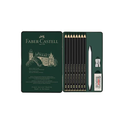 Faber-Castell Моливи Pitt Graphite Matt, чернографитни, комплект от 11 части