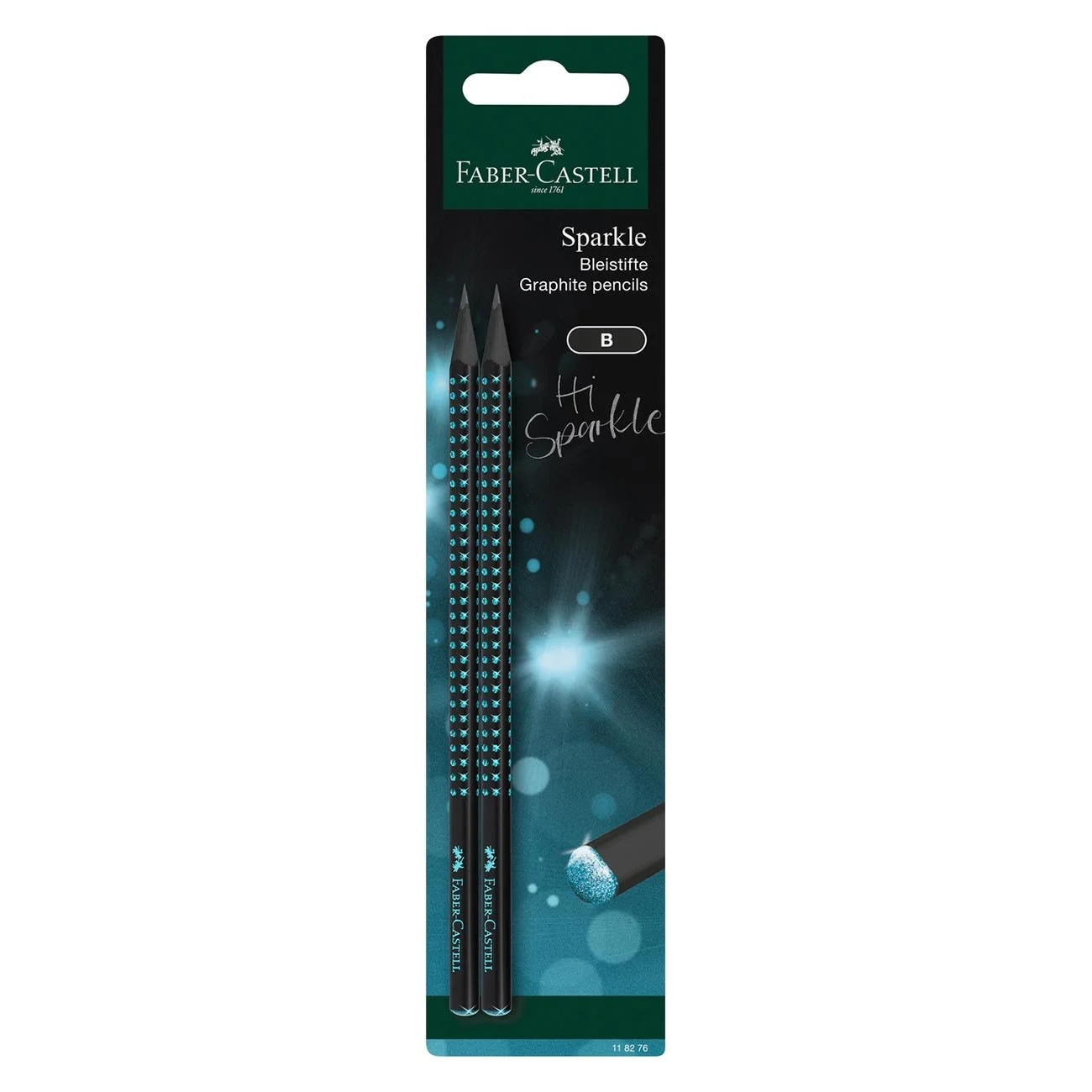 Faber-Castell Молив Sparkle Midnight, 2 броя в блистер