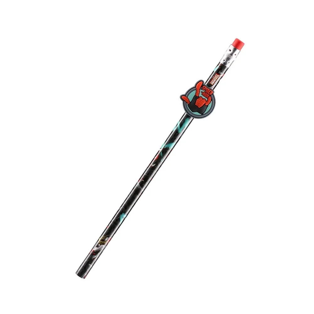 Молив Best Buy Classy Pin, Спайдърмен, HB, с гума, асорти