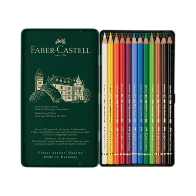 Faber-Castell Цветни моливи Polychromos, 12 цвята