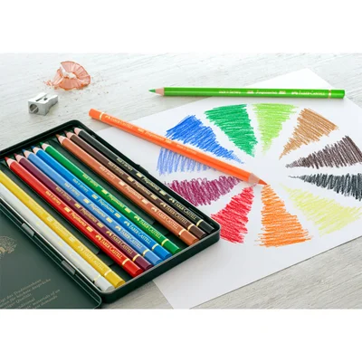 Faber-Castell Цветни моливи Polychromos, 12 цвята