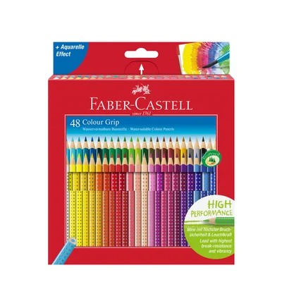 Faber-Castell Цветни моливи Grip 2001, акварелни, 48 цвята