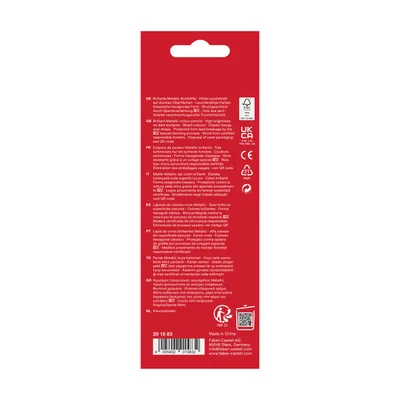 Faber-Castell Цветни моливи, 10 металикови цвята