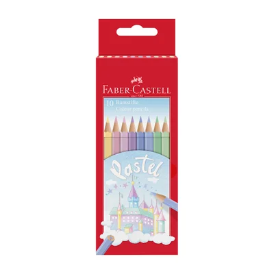 Faber-Castell Моливи, 10 пастелни цвята