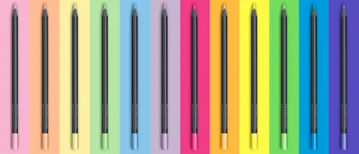 Faber-Castell Моливи Black Edition, 12 неонови и пастелни цвята