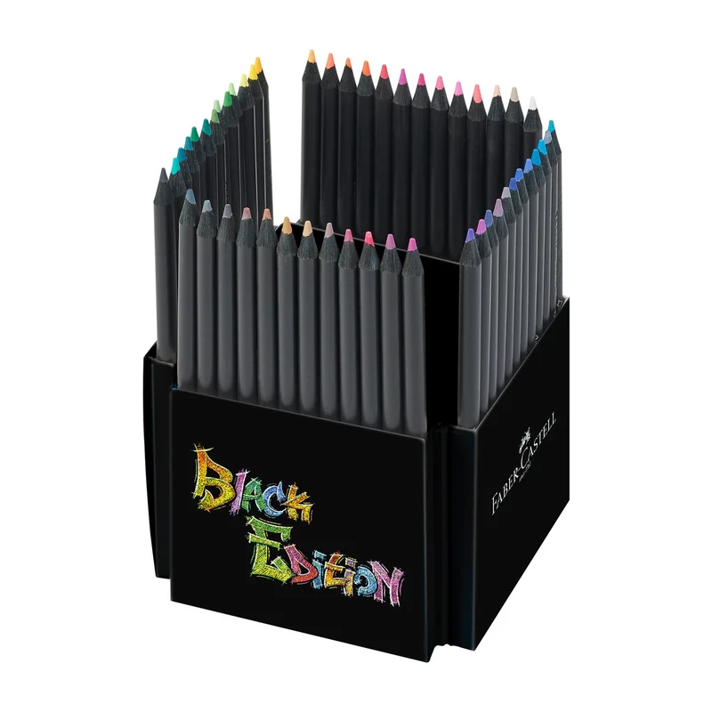 Faber-Castell Моливи Black Edition, 50 цвята