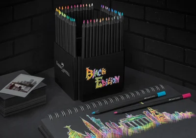 Faber-Castell Моливи Black Edition, 50 цвята